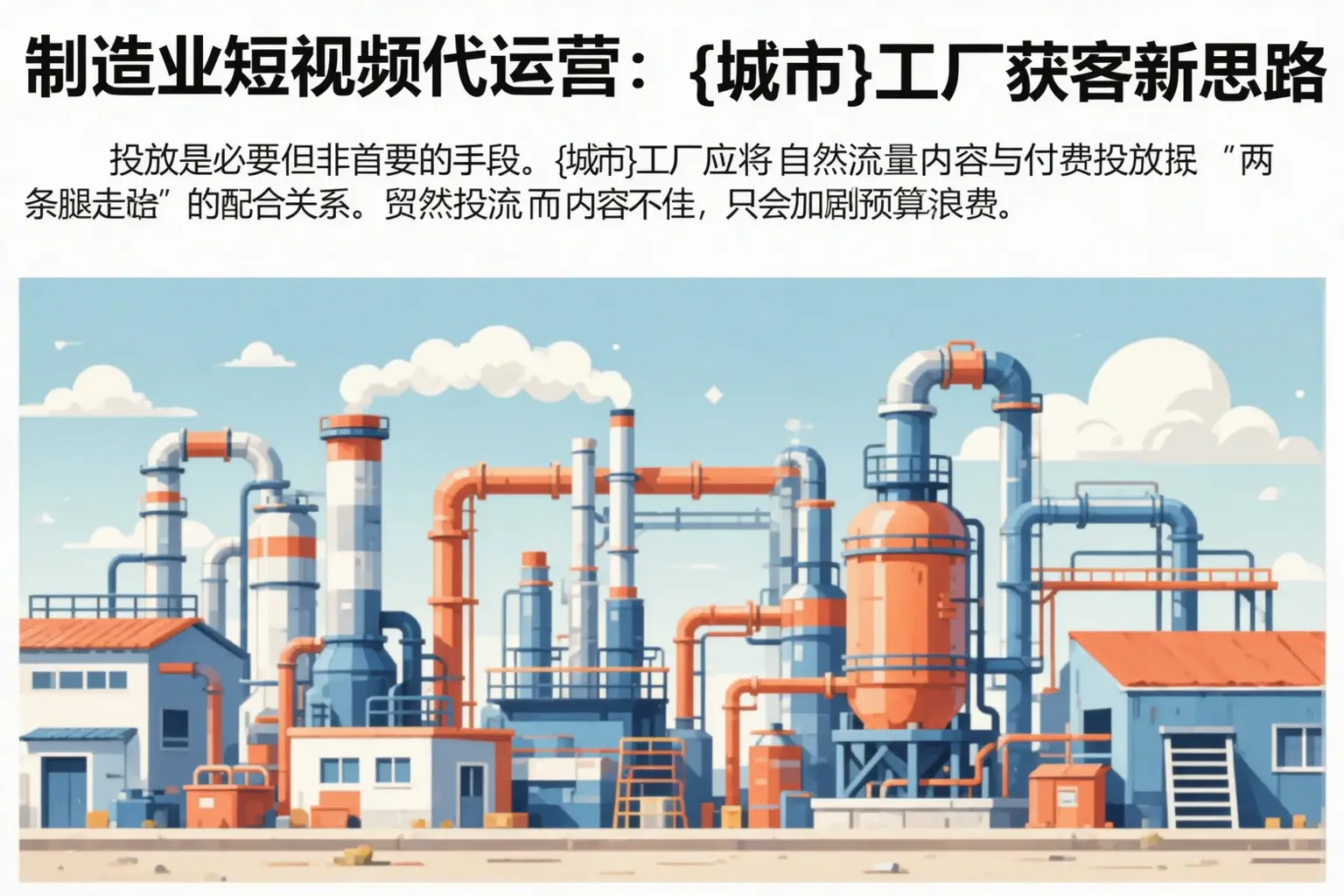 制造业短视频代运营：将乐工厂获客新思路